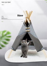 Load image into Gallery viewer, Pet Teepee Puppy Kitten Bed
