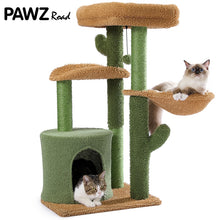 Load image into Gallery viewer, H90.5CM Cactus Tree Condo Kitty Play House
