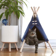 Load image into Gallery viewer, Pet Teepee Puppy Kitten Bed
