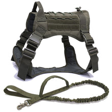 Load image into Gallery viewer, Tactical Dog Harness Vest And Leash Set - shoplipari
