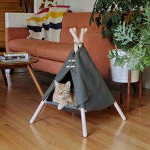 Load image into Gallery viewer, Pet Teepee Puppy Kitten Bed
