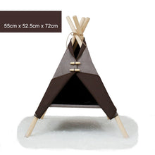 Load image into Gallery viewer, Pet Teepee Puppy Kitten Bed
