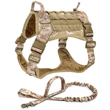 Load image into Gallery viewer, Tactical Dog Harness Vest And Leash Set - shoplipari
