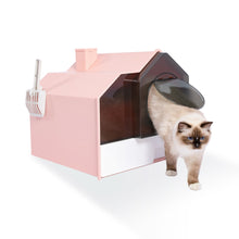 Load image into Gallery viewer, Foldable Litter Box Comes with Shovel Tray
