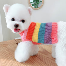 Load image into Gallery viewer, Fashion Rainbow Sweater New Knit Cotton
