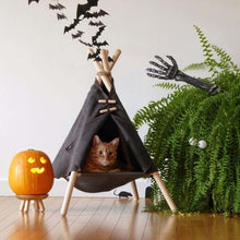 Load image into Gallery viewer, Pet Teepee Puppy Kitten Bed
