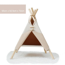 Load image into Gallery viewer, Pet Teepee Puppy Kitten Bed
