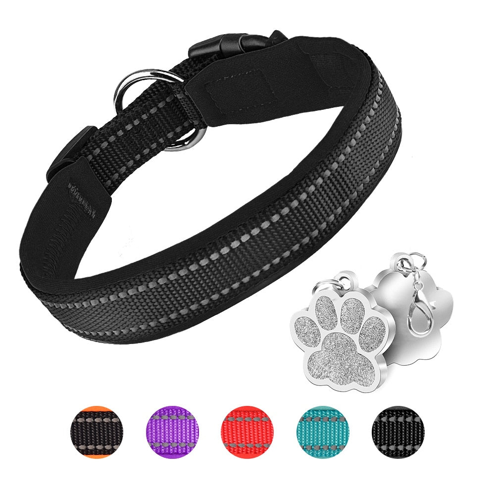 MASBRILL Adjustable Nylon Reflective Pet Collar