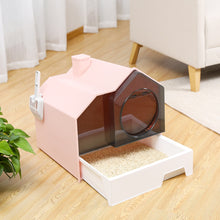 Load image into Gallery viewer, Foldable Litter Box Comes with Shovel Tray
