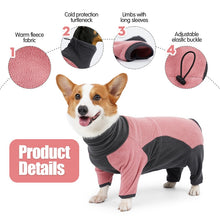 Load image into Gallery viewer, Benepaw Warm Fleece Dog Jacket Turtleneck
