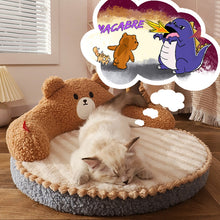 Load image into Gallery viewer, HOOPET Cat Sofa Bear Shape Mat
