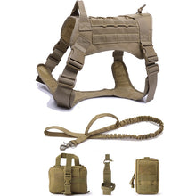 Load image into Gallery viewer, Tactical Dog Harness Vest And Leash Set - shoplipari
