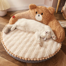 Load image into Gallery viewer, HOOPET Cat Sofa Bear Shape Mat
