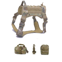 Load image into Gallery viewer, Tactical Dog Harness Vest And Leash Set - shoplipari
