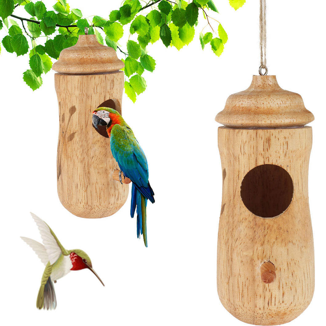 Wooden Bird Feeder